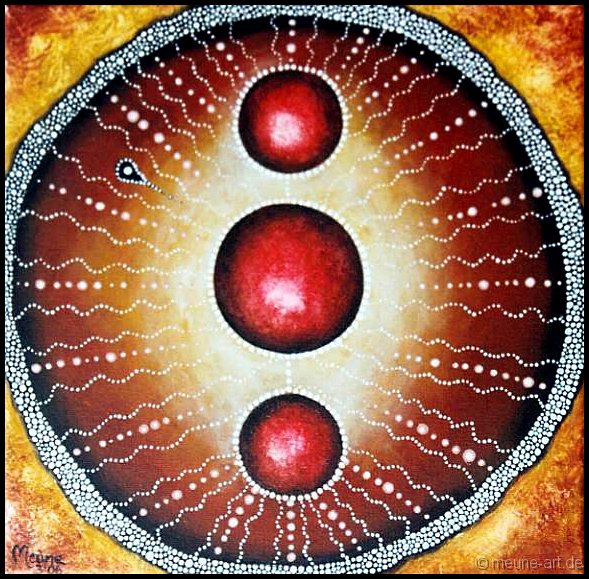 10 Alle guten Dinge... Acryl auf Leinwand;
30 x 30 cm
